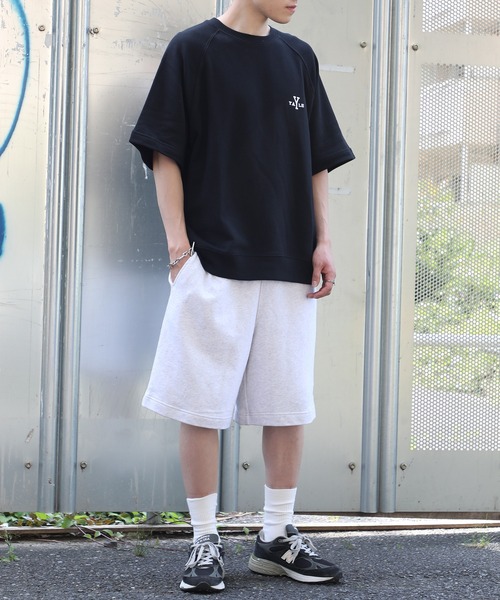 SETUP7（セットアップセブン）の「【YALE】SWEAT SHORTS YALE-085（スウェットパンツ・メンズ・ブラック/グレー・M/L/XL）」の14枚目の写真