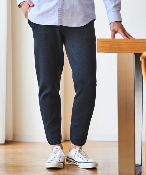 green label relaxing（グリーンレーベルリラクシング）の「JUSTFIT エアリー ツイストヤーン パンツ（その他パンツ・メンズ・ネイビー/ダークグレー/ブラック・S/M/L/XL）」の3枚目の写真