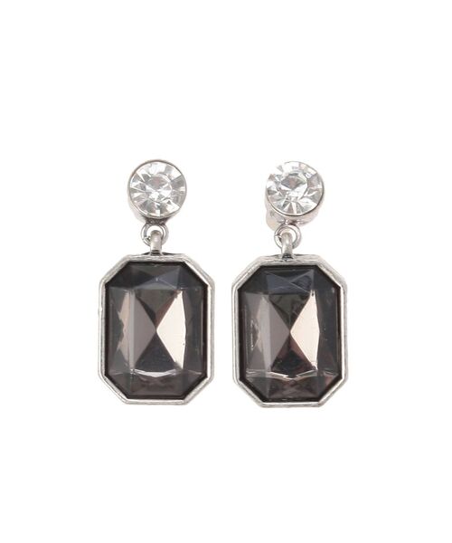 EATME(イートミー)の「EMロゴビジューピアス(ピアス(両耳用)・レディース・ブラック/クリア・FREE)」の5枚目の写真