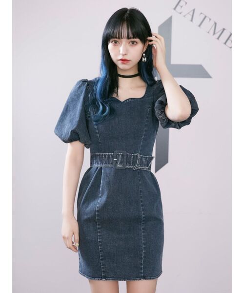 EATME(イートミー)の「EMロゴビジューピアス(ピアス(両耳用)・レディース・ブラック/クリア・FREE)」の4枚目の写真