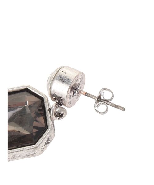 EATME(イートミー)の「EMロゴビジューピアス(ピアス(両耳用)・レディース・ブラック/クリア・FREE)」の3枚目の写真