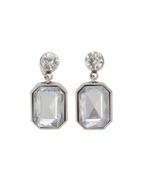 EATME(イートミー)の「EMロゴビジューピアス(ピアス(両耳用)・レディース・ブラック/クリア・FREE)」の6枚目の写真