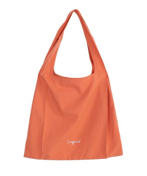 Ungrid（アングリッド）の「カラーロゴエコBAG（トートバッグ・レディース・アイボリー/グリーン/オレンジ・FREE）」の7枚目の写真