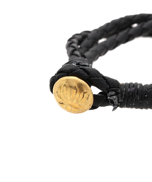 チャイハネ（チャイハネ）の「【チャイハネ】牛革シンプルレザーブレスレット（ブレスレット・メンズ・ブルー/グリーン/レッド/イエロー/ブラック・FREE）」の6枚目の写真