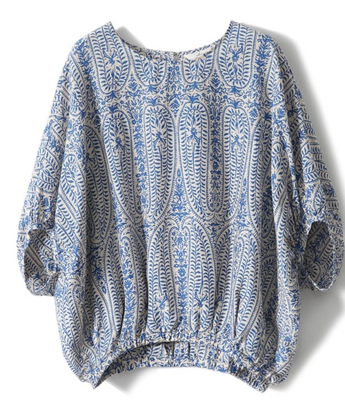 LOPASS（ロパス）の「バックオープンボリューム感シャツブラウス（シャツ/ブラウス・レディース・ブルー/レッド・M/L）」の15枚目の写真