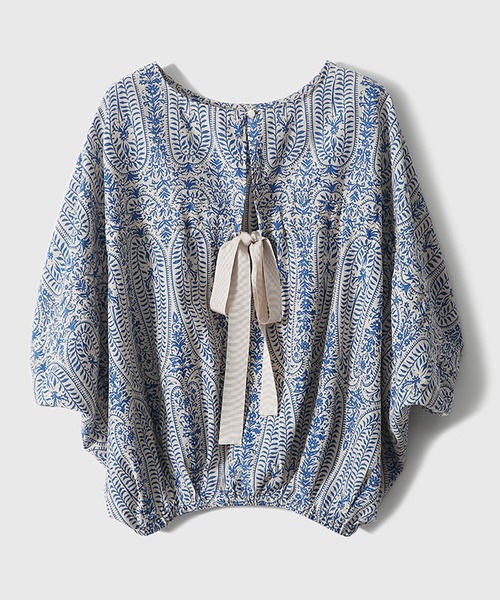 LOPASS（ロパス）の「バックオープンボリューム感シャツブラウス（シャツ/ブラウス・レディース・ブルー/レッド・M/L）」の16枚目の写真