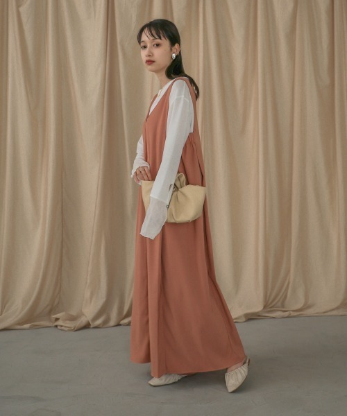 Bab(バブ)の「シアースリーブレイヤードトップス(Tシャツ/カットソー・レディース・サックスブルー/オフホワイト/ホワイト系その他/ピンク・FREE)」の10枚目の写真