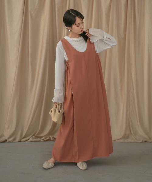 Bab(バブ)の「シアースリーブレイヤードトップス(Tシャツ/カットソー・レディース・サックスブルー/オフホワイト/ホワイト系その他/ピンク・FREE)」の20枚目の写真