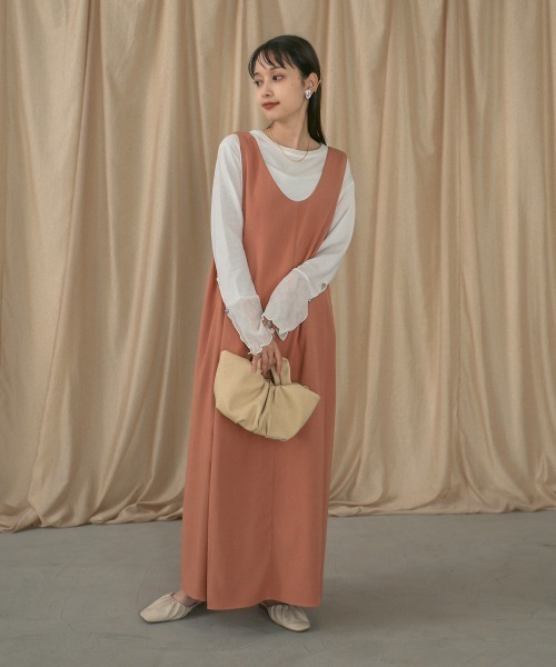 Bab(バブ)の「シアースリーブレイヤードトップス(Tシャツ/カットソー・レディース・サックスブルー/オフホワイト/ホワイト系その他/ピンク・FREE)」の19枚目の写真