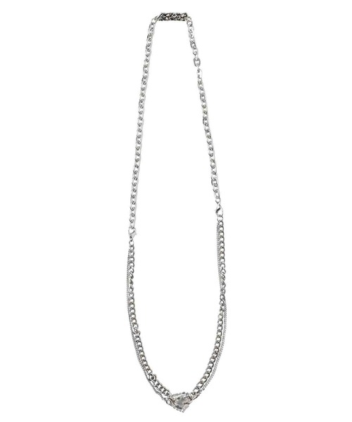 X-girl（エックスガール）の「NECKLACE/BODY CHAIN（ベルト・レディース・シルバー・ONE SIZE）」の2枚目の写真