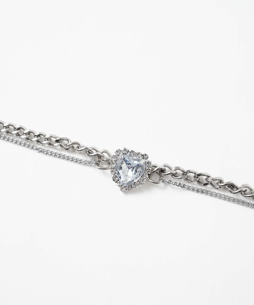 X-girl（エックスガール）の「NECKLACE/BODY CHAIN（ベルト・レディース・シルバー・ONE SIZE）」の4枚目の写真