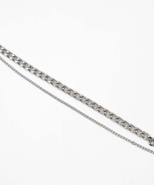 X-girl（エックスガール）の「NECKLACE/BODY CHAIN（ベルト・レディース・シルバー・ONE SIZE）」の5枚目の写真