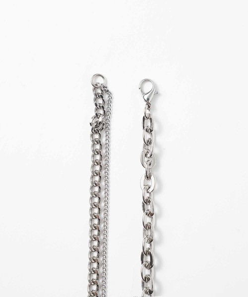 X-girl（エックスガール）の「NECKLACE/BODY CHAIN（ベルト・レディース・シルバー・ONE SIZE）」の7枚目の写真