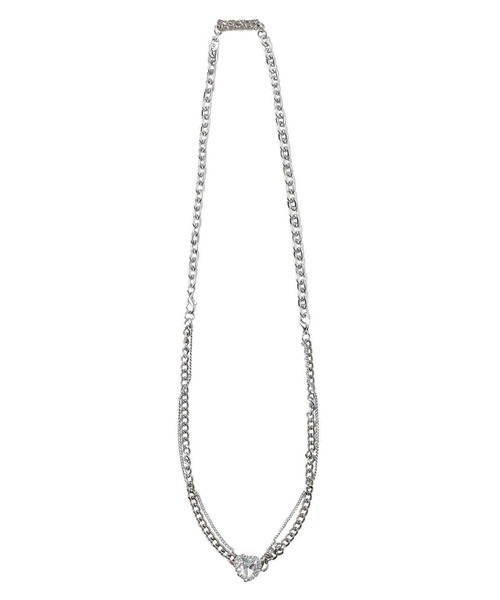 X-girl（エックスガール）の「NECKLACE/BODY CHAIN（ベルト・レディース・シルバー・ONE SIZE）」の8枚目の写真