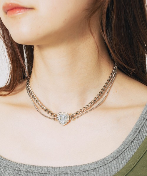 X-girl（エックスガール）の「NECKLACE/BODY CHAIN（ベルト・レディース・シルバー・ONE SIZE）」の9枚目の写真