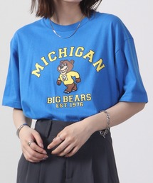 MODISH GAZE（モディシュガゼ）の「MODISH GAZE MICHIGANクマプリントTシャツ 半袖（Tシャツ/カットソー）」