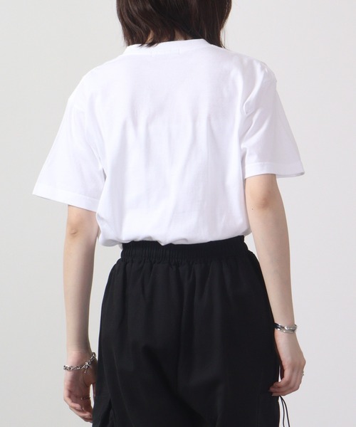 MODISH GAZE(モディシュガゼ)の「MODISH GAZE MICHIGANクマプリントTシャツ 半袖(Tシャツ/カットソー・メンズ・ブルー/ホワイト/チャコール・M/L/XL)」の6枚目の写真