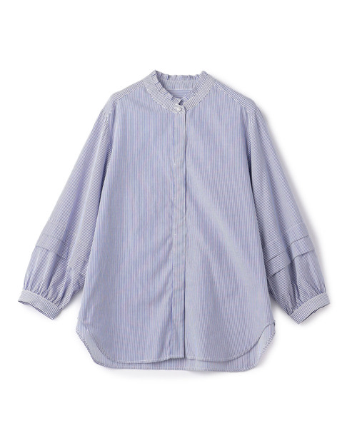 LE SOUK HOLIDAY(ルスークホリデー)の「タックスリーブブラウス(シャツ/ブラウス・レディース・ブルー/ブラック・L/M)」の16枚目の写真
