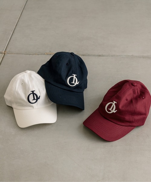 OLIVE des OLIVE（オリーブデオリーブ）の「刺繍入りキャップ　1032150020（キャップ・レディース・ネイビー/ボルドー/オフホワイト・FREE）」の4枚目の写真