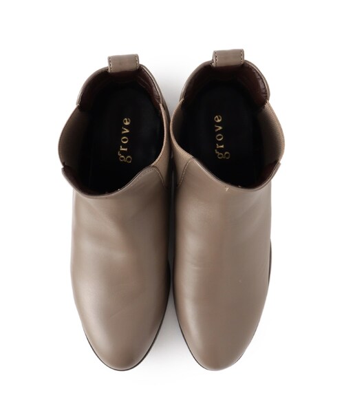 grove（グローブ）の「◆サイドゴアブーツ【人間工学】（ブーツ・レディース・チャコールグレー/ブラック・45/35/30）」の7枚目の写真