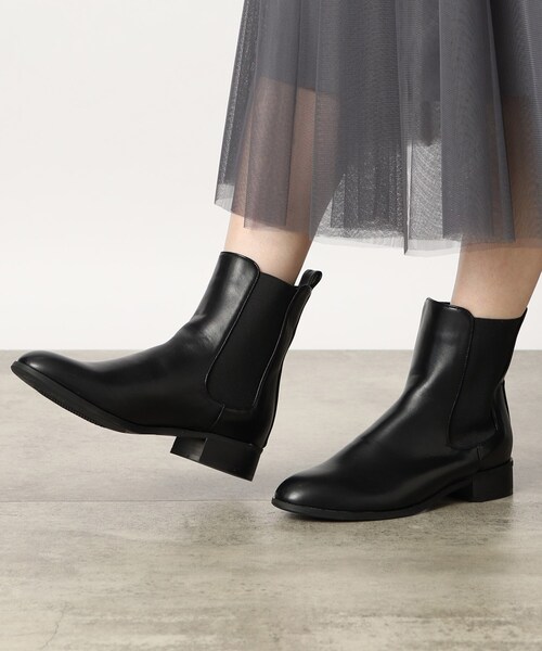 grove（グローブ）の「◆サイドゴアブーツ【人間工学】（ブーツ・レディース・チャコールグレー/ブラック・45/35/30）」の9枚目の写真