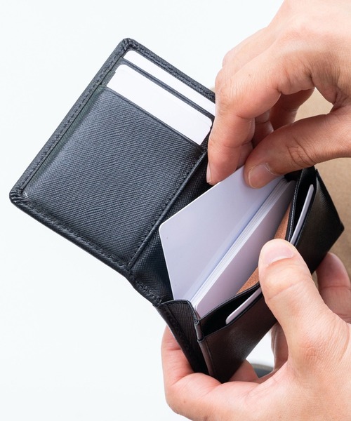 MURA（ムラ）の「サフィアーノレザー 本革 名刺入れ（名刺入れ・メンズ・キャメル/グリーン/ブラック/ダークブラウン・FREE）」の19枚目の写真