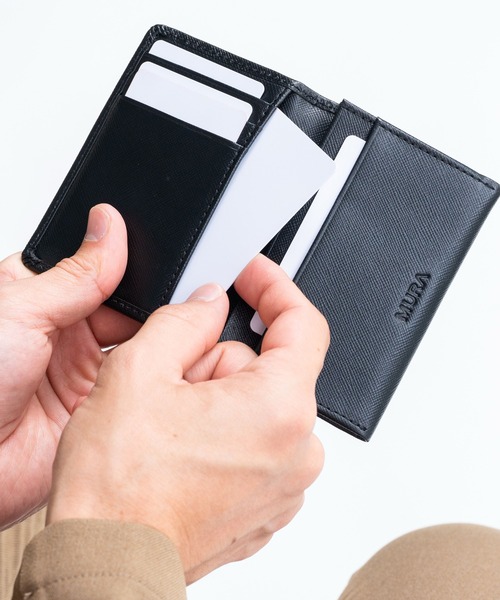 MURA（ムラ）の「サフィアーノレザー 本革 名刺入れ（名刺入れ・メンズ・キャメル/グリーン/ブラック/ダークブラウン・FREE）」の20枚目の写真