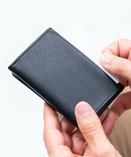 MURA（ムラ）の「サフィアーノレザー 本革 名刺入れ（名刺入れ・メンズ・キャメル/グリーン/ブラック/ダークブラウン・FREE）」の21枚目の写真