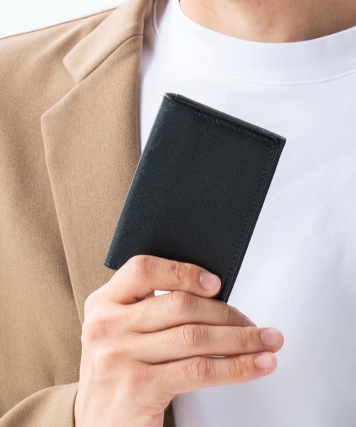 MURA（ムラ）の「サフィアーノレザー 本革 名刺入れ（名刺入れ・メンズ・キャメル/グリーン/ブラック/ダークブラウン・FREE）」の13枚目の写真