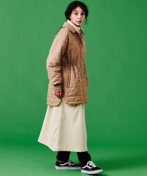 KELTY（ケルティ）の「Ridgeline Quilting Shirt Collar Jacket/キルティングジャケット（ブルゾン・レディース・モカ/ブラック/アイボリー/カーキ・M/L）」の13枚目の写真