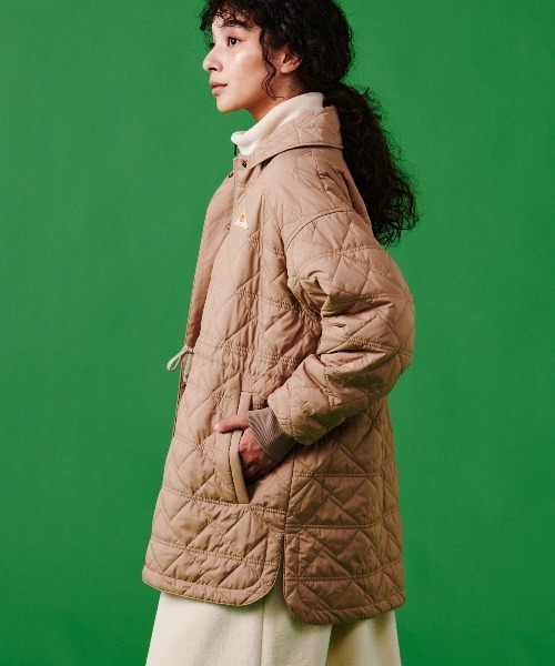 KELTY（ケルティ）の「Ridgeline Quilting Shirt Collar Jacket/キルティングジャケット（ブルゾン・レディース・モカ/ブラック/アイボリー/カーキ・M/L）」の9枚目の写真