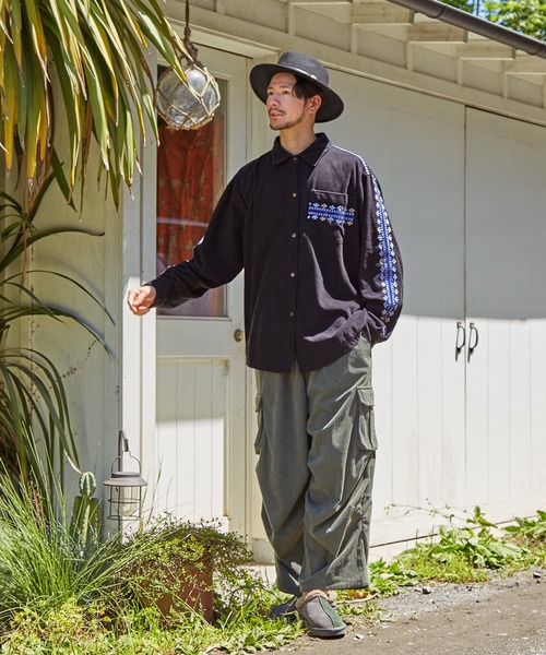 チャイハネ（チャイハネ）の「【チャイハネ】コデロムMEN'Sパンツ（カーゴパンツ・メンズ・カーキ/ベージュ/パープル/ホワイト系その他/マスタード・FREE）」の17枚目の写真