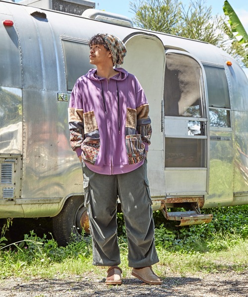 チャイハネ（チャイハネ）の「【チャイハネ】コデロムMEN'Sパンツ（カーゴパンツ・メンズ・カーキ/ベージュ/パープル/ホワイト系その他/マスタード・FREE）」の21枚目の写真