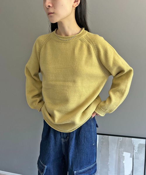 Jewelobe(ジュエローブ)の「エッジカールボリュームオーバーニット(ニット/セーター・レディース・ピンク/グリーン/レッド/ホワイト・FREE)」の18枚目の写真