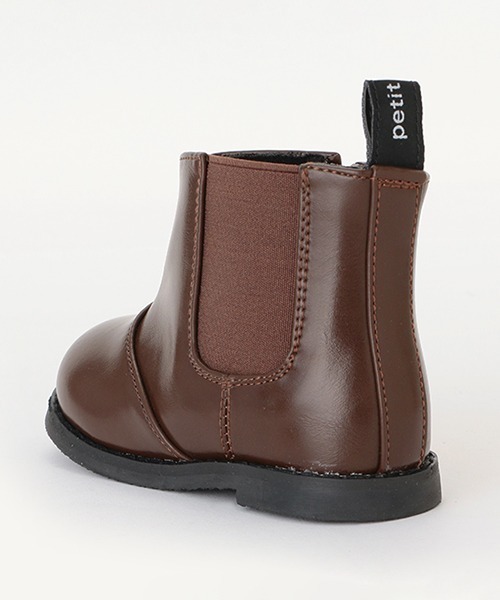 petit main（プティマイン）の「サイドゴアブーツ（スニーカー・キッズ・ブラック/ブラウン/キナリ・16cm/18cm/17cm/19cm/15cm/14cm）」の9枚目の写真