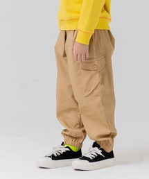 コットン100％ ワイドカーゴパンツ