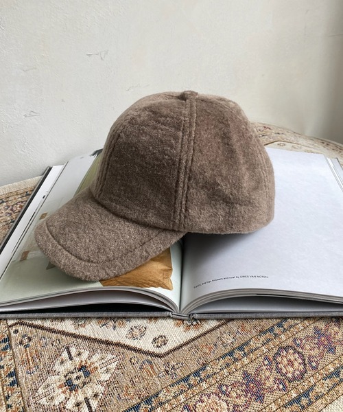 DouDou（ドゥドゥ）の「【WEB限定】 シャギーファーキャップ（キャップ・レディース・モカ/ブラック・FREE）」の3枚目の写真