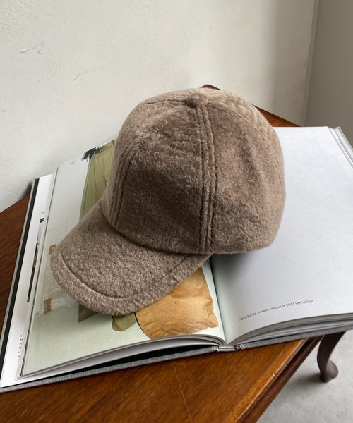 DouDou（ドゥドゥ）の「【WEB限定】 シャギーファーキャップ（キャップ・レディース・モカ/ブラック・FREE）」の5枚目の写真