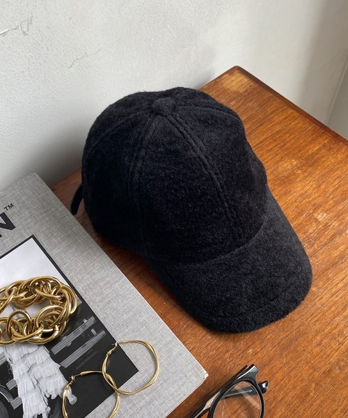 DouDou（ドゥドゥ）の「【WEB限定】 シャギーファーキャップ（キャップ・レディース・モカ/ブラック・FREE）」の11枚目の写真