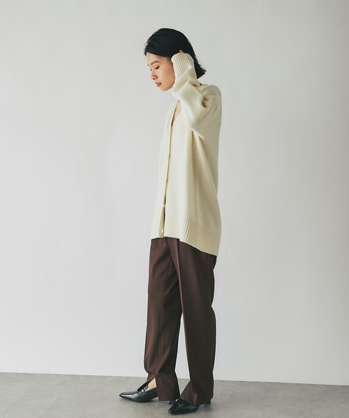 RIVE DROITE（リヴドロワ）の「カシミヤ5％Vネックカーディガン