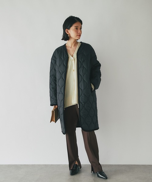 RIVE DROITE(リヴドロワ)の「カシミヤ5%Vネックカーディガン RIVE DROITE(リヴドロワ)の「カシミヤ5%Vネックカーディガン