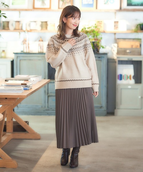 【希少】マスターバニー　サイズ6 ロンドン　モチーフ　カシミヤ　ニット　セーター 美品 マスターバニーエディション レディース ニットセーター