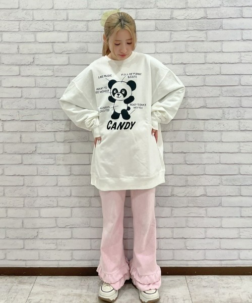 Candy Stripper(キャンディストリッパー)の「PEPE MANUAL SWEAT ワンピース(スウェット・レディース・オフホワイト/ブラック・2)」の16枚目の写真
