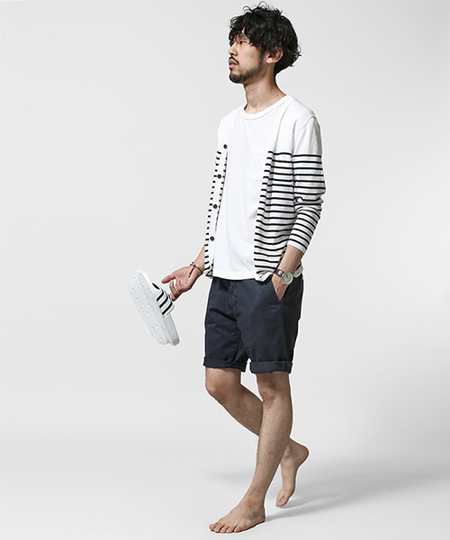 NANO universe（ナノユニバース）の「Cool Max B.DカーディガンL/S（カーディガン/ボレロ・メンズ・ブラック/ホワイト/ネイビー・SMALL/MEDIUM/LARGE/X-LARGE）」の11枚目の写真