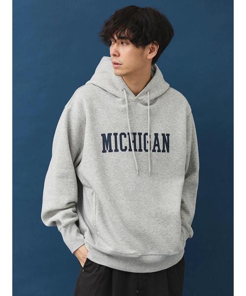 CRAFT STANDARD BOUTIQUE(クラフトスタンダードブティック)の「【男女兼用】裏起毛プリントパーカー(Tシャツ/カットソー・メンズ・ネイビー/オートミール/杢グレー・L/M)」の5枚目の写真