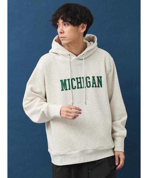 CRAFT STANDARD BOUTIQUE(クラフトスタンダードブティック)の「【男女兼用】裏起毛プリントパーカー(Tシャツ/カットソー・メンズ・ネイビー/オートミール/杢グレー・L/M)」の7枚目の写真