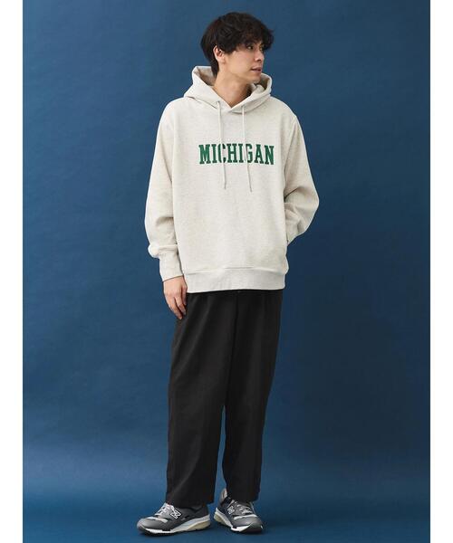 CRAFT STANDARD BOUTIQUE(クラフトスタンダードブティック)の「【男女兼用】裏起毛プリントパーカー(Tシャツ/カットソー・メンズ・ネイビー/オートミール/杢グレー・L/M)」の11枚目の写真