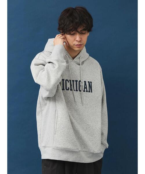 CRAFT STANDARD BOUTIQUE(クラフトスタンダードブティック)の「【男女兼用】裏起毛プリントパーカー(Tシャツ/カットソー・メンズ・ネイビー/オートミール/杢グレー・L/M)」の16枚目の写真