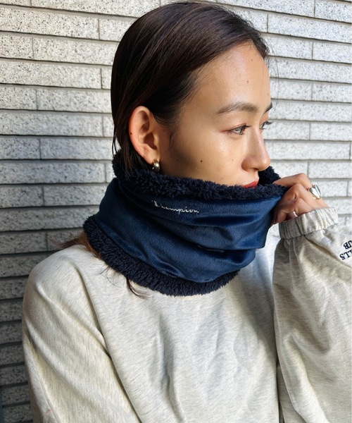 ハウンドツゥース柄のネックウォーマー　カシミア　　ポップコーンボア10点おまとめ セール】champion / ベロアボアネックウォーマー / 788-0122（ネック