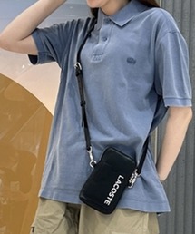 オーガニックコットン ミネラルダイ鹿の子地 半袖ポロシャツ